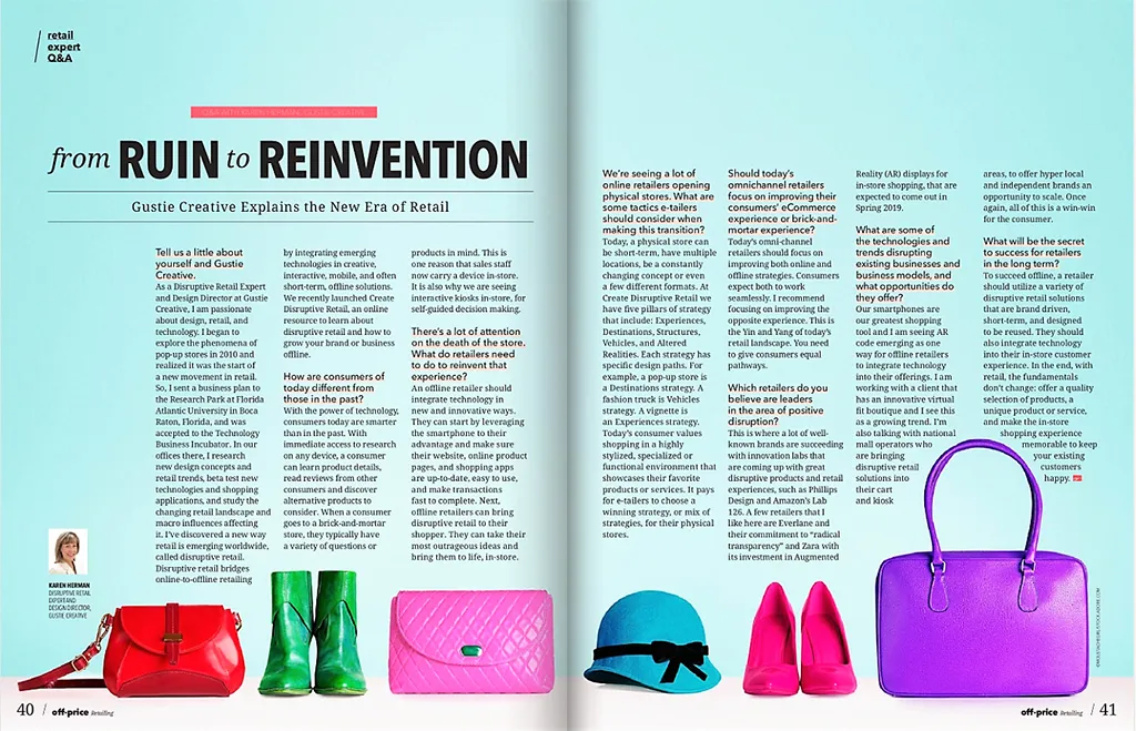 From Ruin to Reinvention, Gustie Creative Explains the New Era of Retail, Off-Price Retailing, Jan 2019