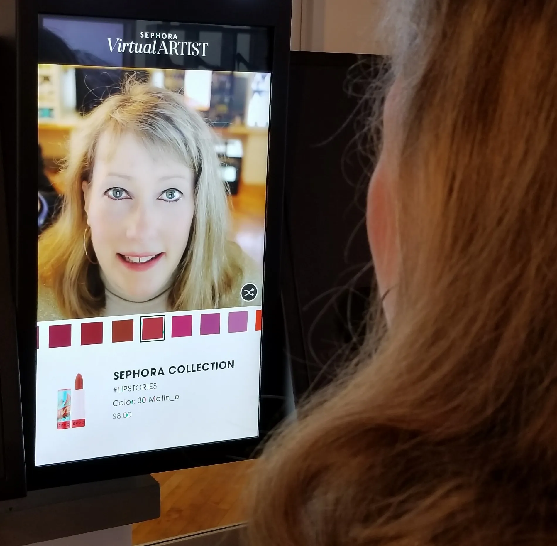 Karen Herman Testing AR Display
