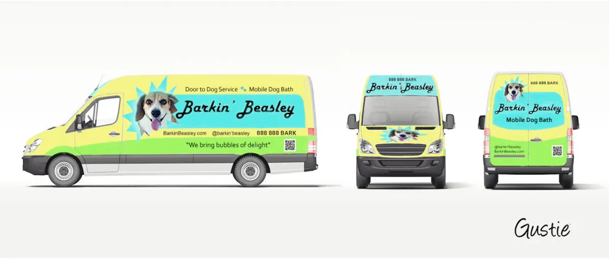 Barkin' Beasley Concept Retail Van by Gustie Creative