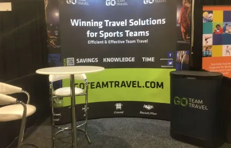 Pop Up Trade Show Booth by Gustie Creative