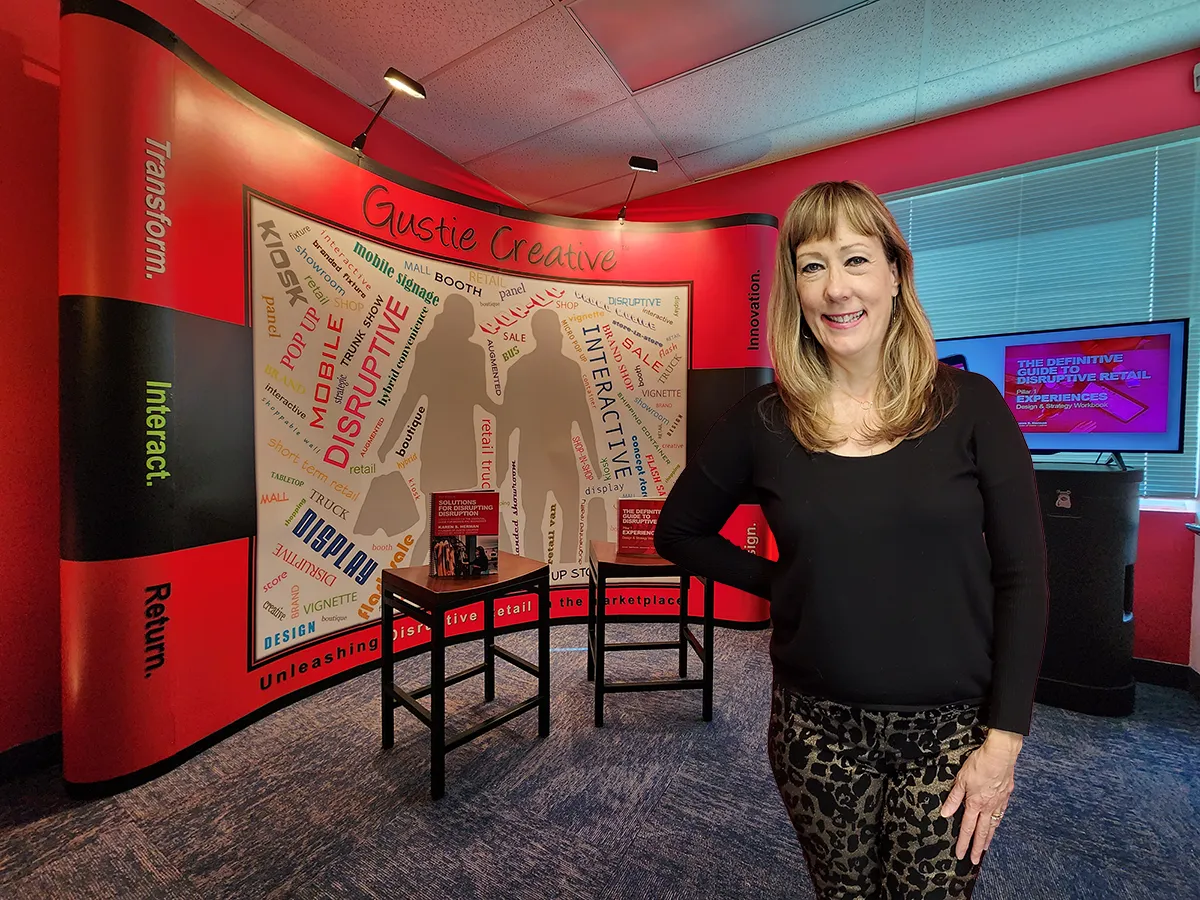 Karen Herman at Gustie Creative, Disruptive Retail Specialist