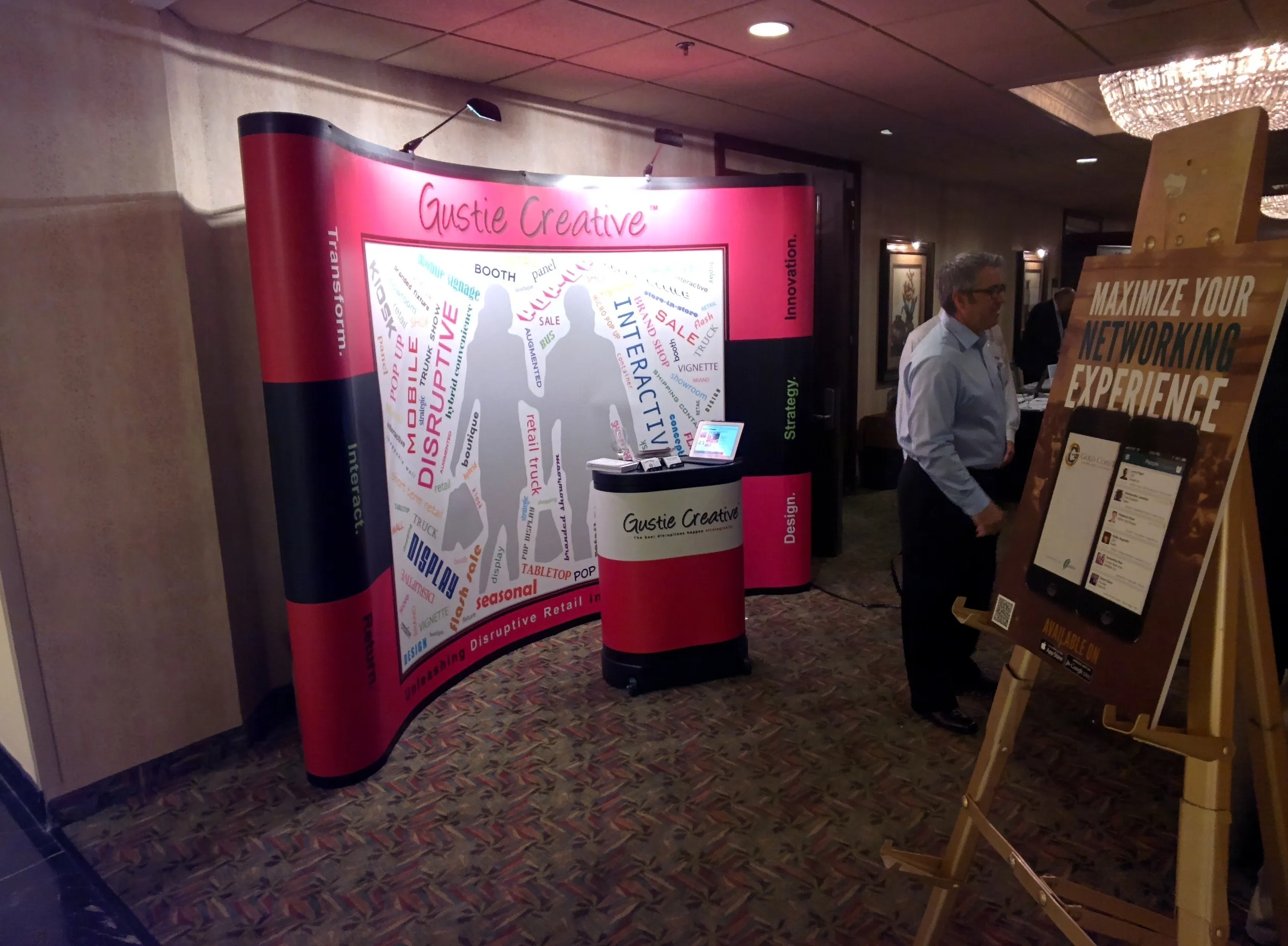Gustie Creative Trade Show Booth