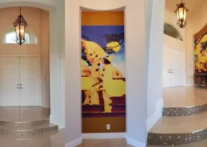 Foyer Renovation by Gustie Creative