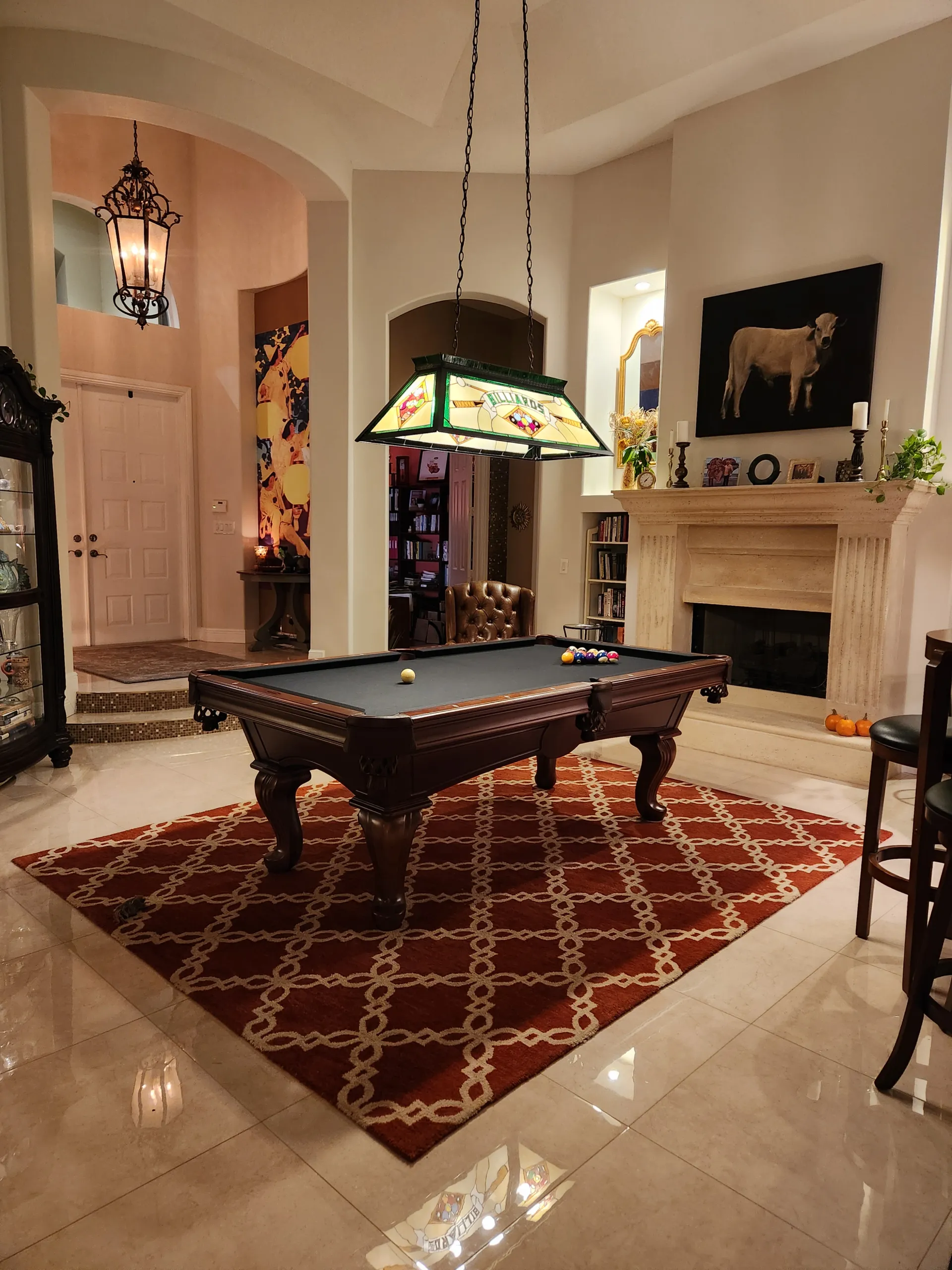 Living Room Pool Table